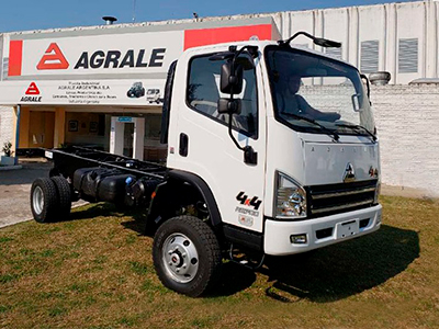 Agrale arrancó la producción de su camión A 8700 4x4 en Argentina